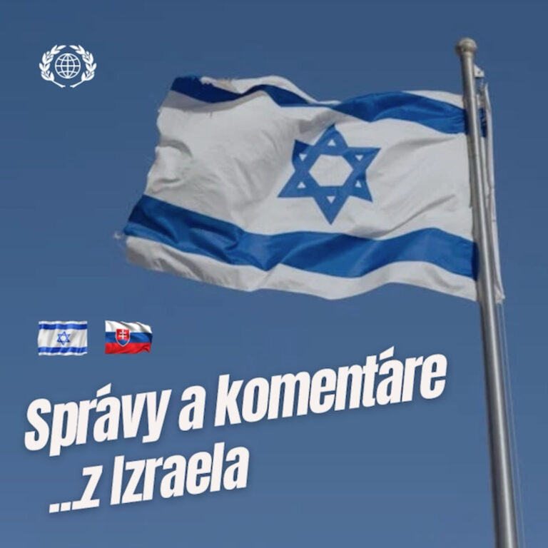 Správy a komentáre o Izraeli 🇮🇱… streda 21. 05. 2025