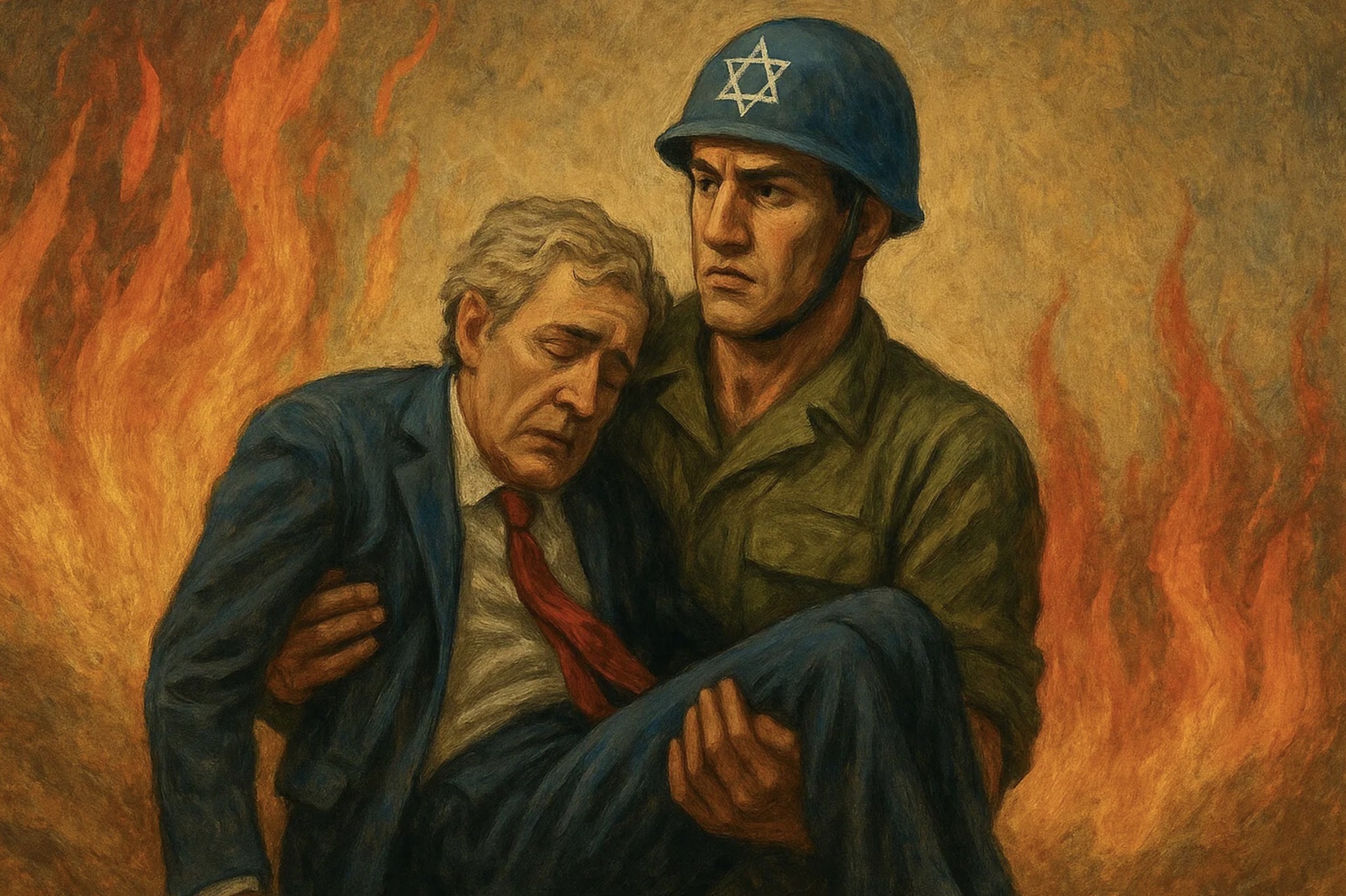 🔵 IZRAEL ZACHRAŇUJE ZÁPAD PRED SEBOU SAMÝM